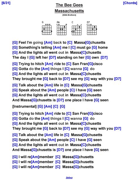 bee gees chords